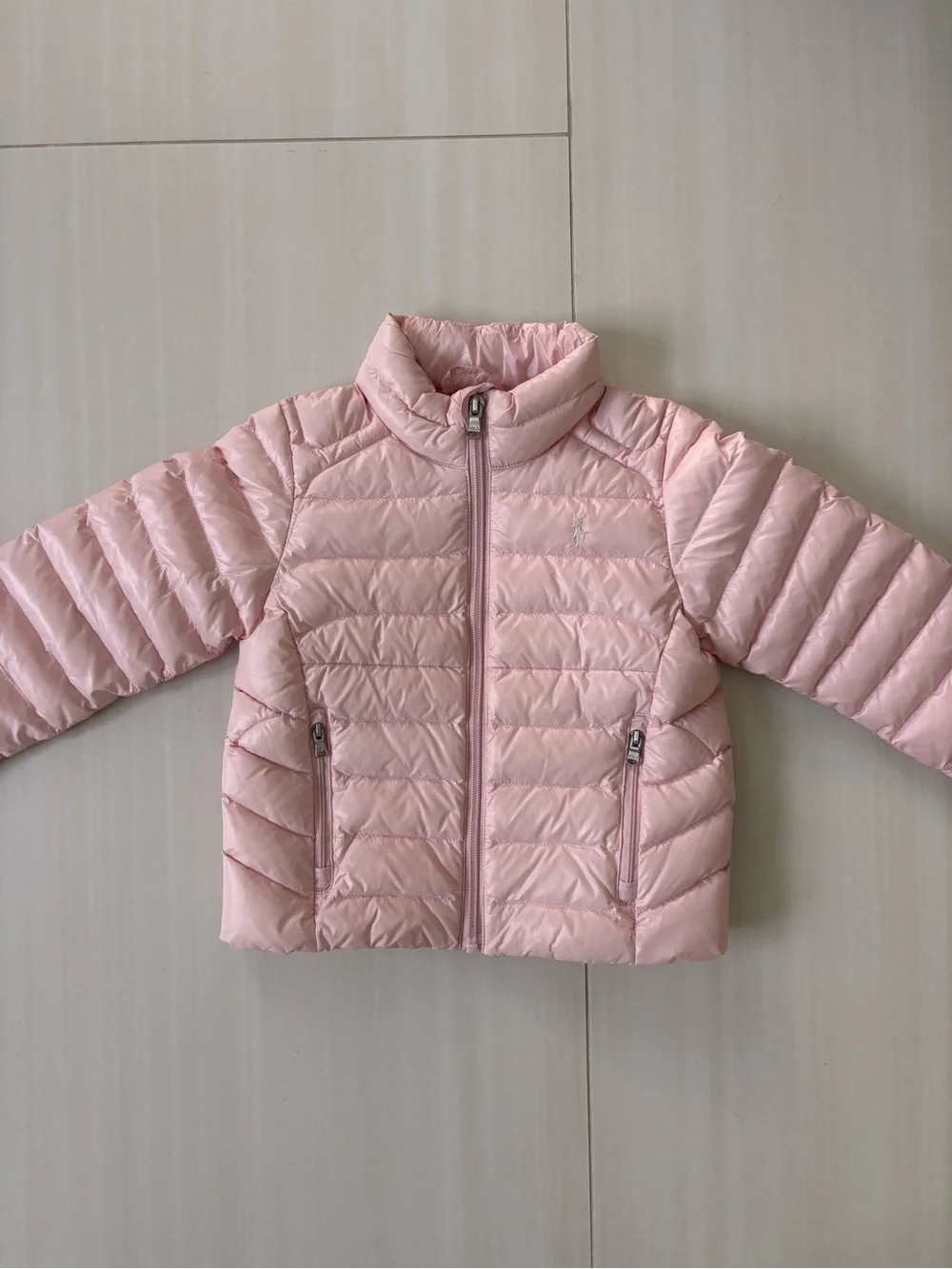 Ralph Lauren Kids' Light Pink Quilted Puffer Jacket